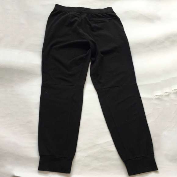 Lululemon Mens Black Athletic Jogger Pants Size Medium Front Pockets - Picture 4 of 6